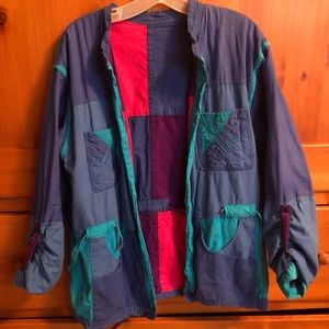 Reversible, vintage linen jacket